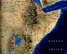 Carto-grafia: mapa geopolítico do "Chifre da África" localizando o ...