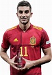 Ferran Torres Spain football render - FootyRenders