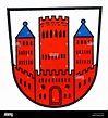 Wappen / Embleme, Dinslaken, Stadtwappen, Nordrhein-Westfalen ...