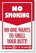 Funny No Smoking Signs | Humorous No Smoking Signs