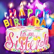 Beautiful Birthday GIFs for Sister - Download on Funimada.com