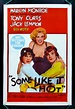 SOME LIKE IT HOT * MOVIE POSTER MARILYN MONROE 1959 on PopScreen