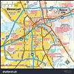 Shreveport, Louisiana Area Map Stock Vector Illustration 139401314 ...