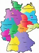 Deutsch! Aprende alemán cada día.: Introducción | Germany map, Germany ...