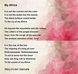 My Africa - My Africa Poem by MaryVivien Namata