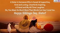 Happy National Siblings Day 2020 Wishes: WhatsApp Stickers, HD Images ...