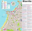 Biarritz Tourist Attractions Map - Ontheworldmap.com