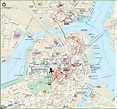 Mapa de Boston: mapa offline y mapa detallado de la ciudad de Boston