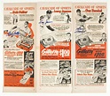 Hake's - GILLETTE "CAVALCADE OF SPORTS" AUTOGRAPHED MAGAZINE ADS.