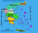 Maps of all Greek regions