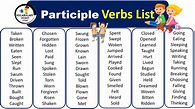 250+ Past Participle Verbs List - Vocabulary Point