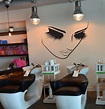 Hair Salon Decor Decal Lashes Makeup Wall Decor Lashes Decal Makeup ...