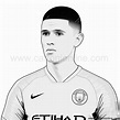 Phil Foden from Soccer coloring page