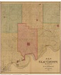 Clay County Missouri 1887 - Old Map Reprint - OLD MAPS