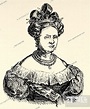 Portrait of Luisa Carlota de Borbón-Dos Sicilias and Bourbon (Royal Palace of Portici, Stock ...