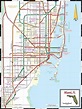 Miami portagens mapa - estradas com Portagem no mapa de Miami (Flórida ...