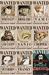 Mugiwara (StrawHats) Wanted Posters | One piece bounties, Manga anime ...