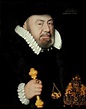 Portrait of Sir Nicholas Bacon (1509-79) - English School als ...