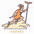 Carácter de dios griego Hermes - Descargar PNG/SVG transparente