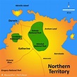 Darwin Map Showing Attractions & Accommodation