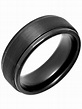 Brilliance Fine Jewelry - Men's Black IP Tungsten 8MM Step Edge Comfort ...