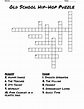 Old School Hip-Hop Puzzle Crossword - WordMint