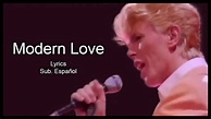 David Bowie | Modern Love (Lyrics y Subtítulos en Español) [HD] - YouTube
