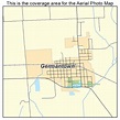 Aerial Photography Map of Germantown, IL Illinois