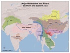 Major River Basins In South And East Asia : MapPorn