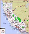 California Map With Highways – Topographic Map of Usa with States