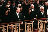 Rainiero, Carolina, Alberto y Estefanía de Mónaco en el funeral de ...