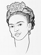 Frida Kahlo Drawing, Pencil Art Drawings, Frida Tattoo – dibujos de ...