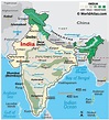 Mapas de la India - Atlas del Mundo