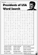 Presidents of USA Word Search- Monster Word Search