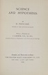 Science and Hypothesis by Poincaré, Henri: Very near Fine Hardcover ...