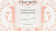 Flavia Julia Constantia Biography - Wife of Roman emperor Licinius ...