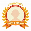 Free Vector | Employee of the month award theme