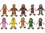Bible People Cliparts - Depicting the Heroes of the Bible
