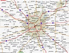 Map of Indianapolis IN