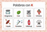 +100 Palabras con K (con imágenes) - Lenguaje.com