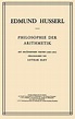 Philosophie der Arithmetik | 9789024702305 | Edmund Husserl | Boeken ...