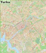 Large detailed map of Turku