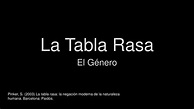 (PDF) La Tabla Rasa