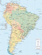 Mapa da América do Sul