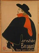 Henri de Toulouse-Lautrec | Aristide Bruant, at His Cabaret | The ...