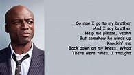A Change Is Gonna Come by Seal (Lyrics) - YouTube