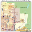 Aerial Photography Map of Scottsdale, AZ Arizona