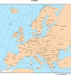 Map Europe Capital Cities – Topographic Map of Usa with States