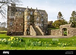 Rowallan castle, Kilmaurs, Kilmarnock, Ayrshire, Scotland, UK Stock ...