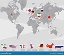 Arriba 98+ Foto Mapa Del Mundo Con Sus Países Actualizar